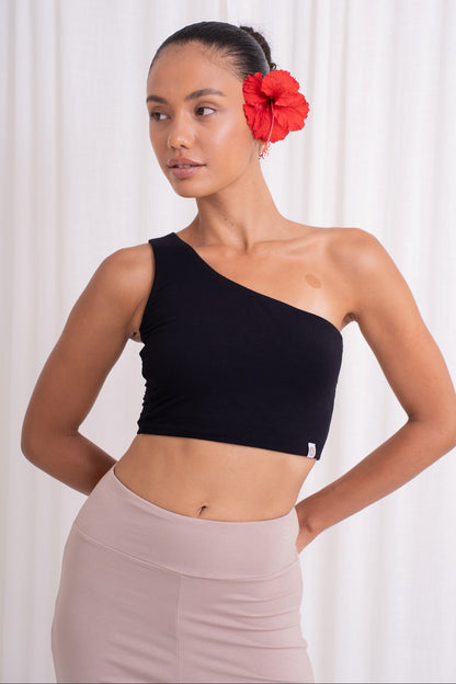 Satya Off-shoulder Top - Black