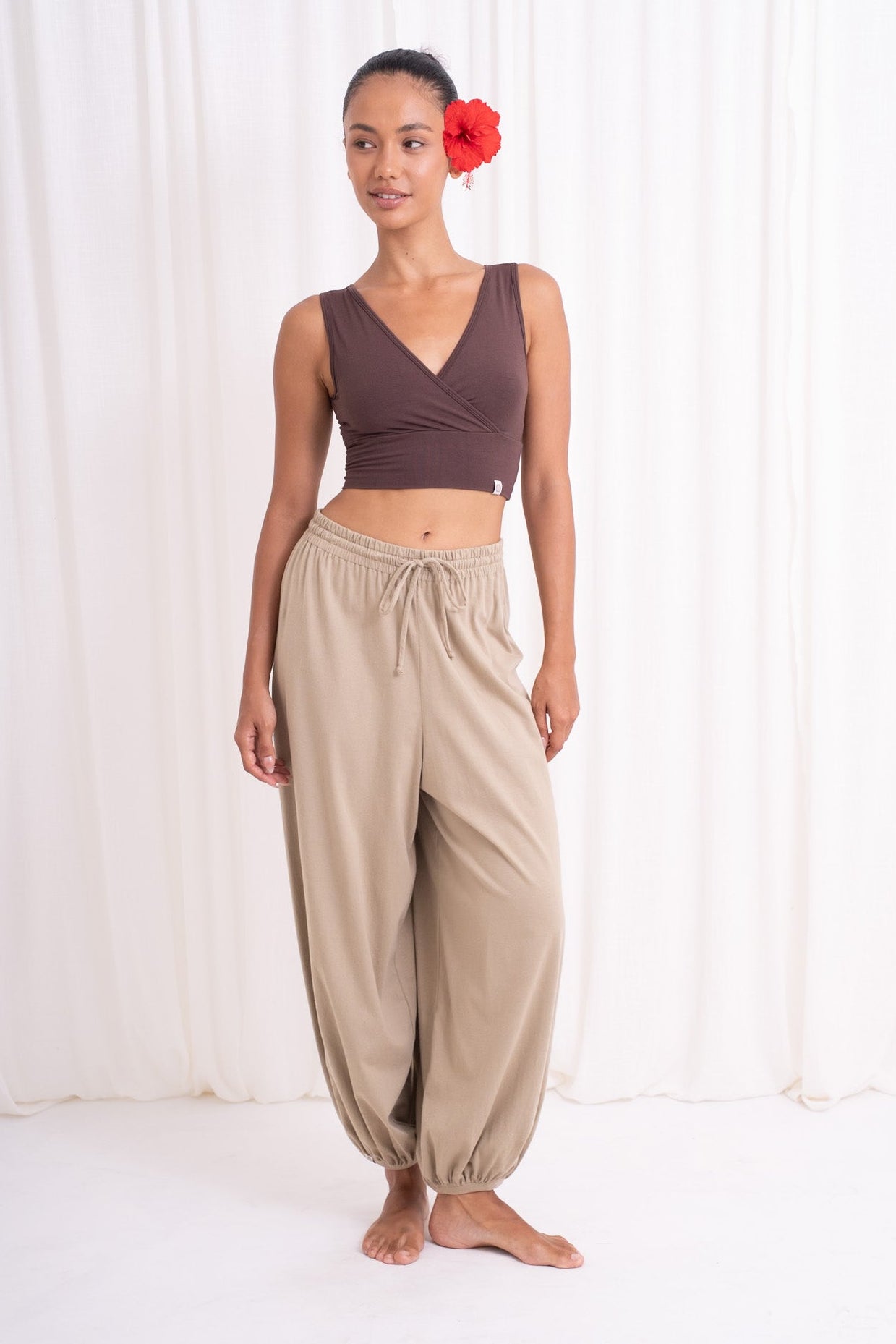 Soma Wide Joggers - Savannah