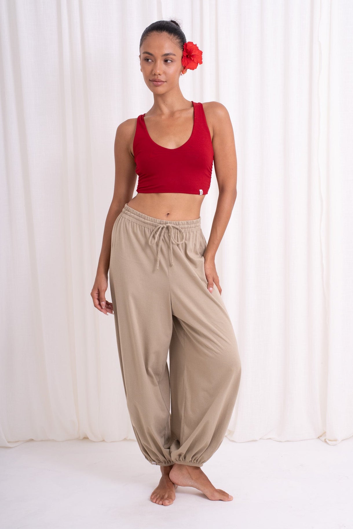 Soma Wide Joggers - Savannah