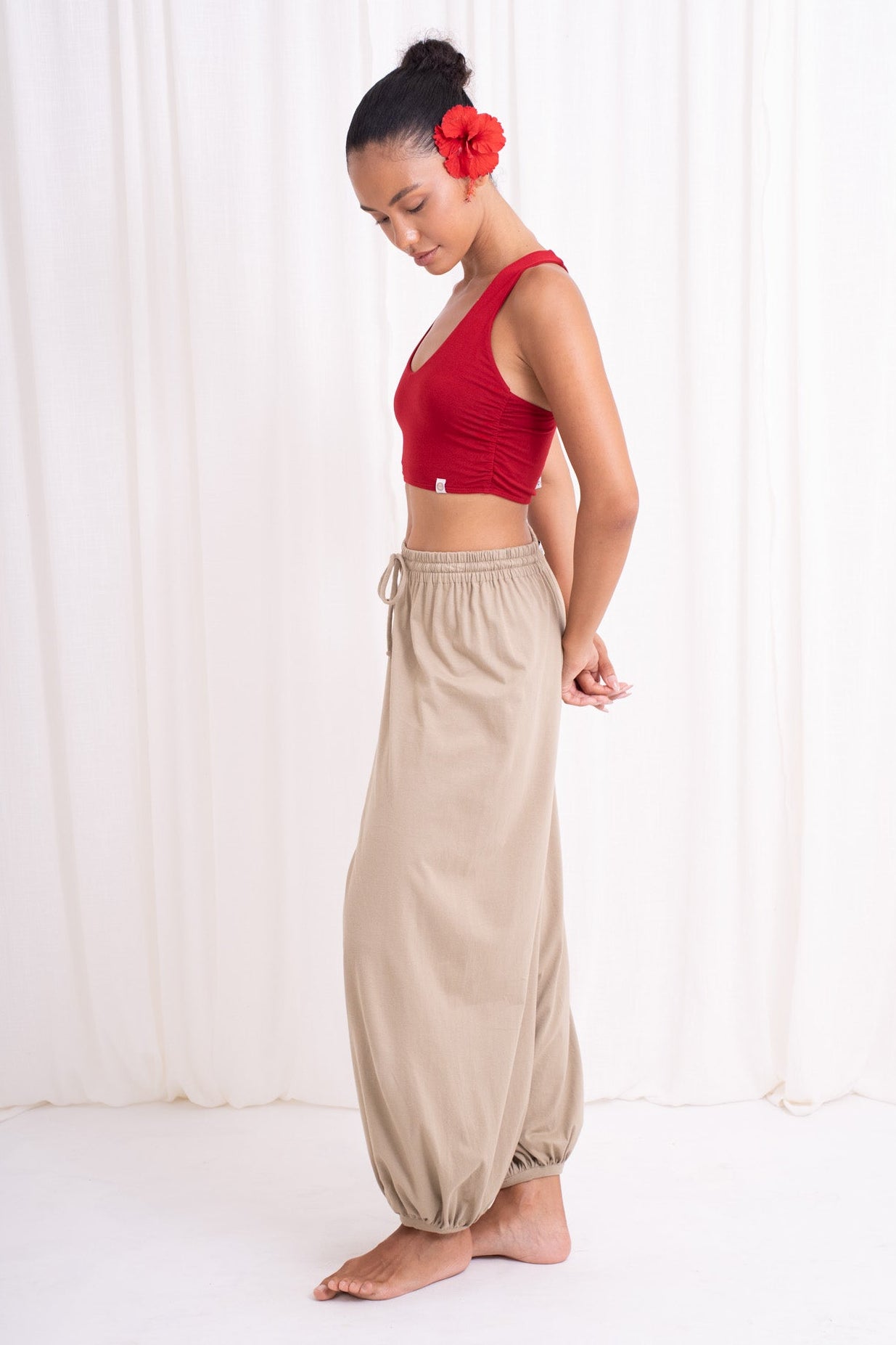 Soma Wide Joggers - Savannah