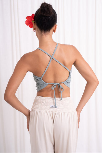 Turiya Halter-neck Top - Sage
