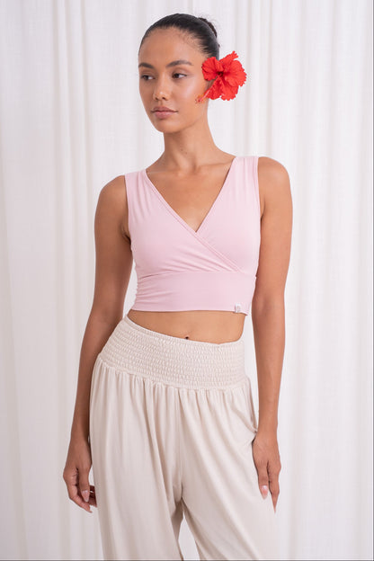 Drishti Wrap Top - Cherry Blossom