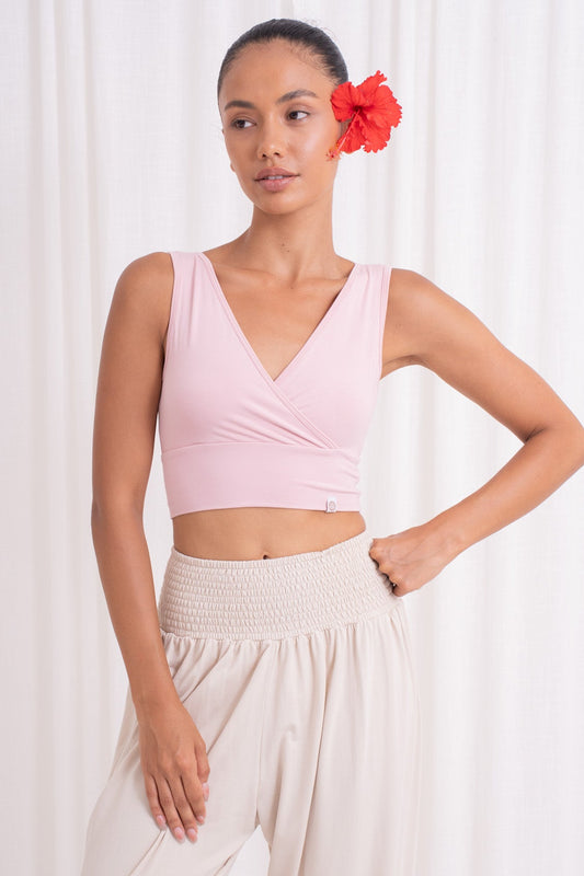 Drishti Wrap Top - Cherry Blossom