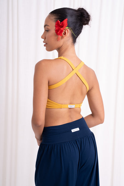 Lalita Cross Back Top - Mimosa