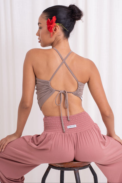 Turiya Halter-neck Top - Sable
