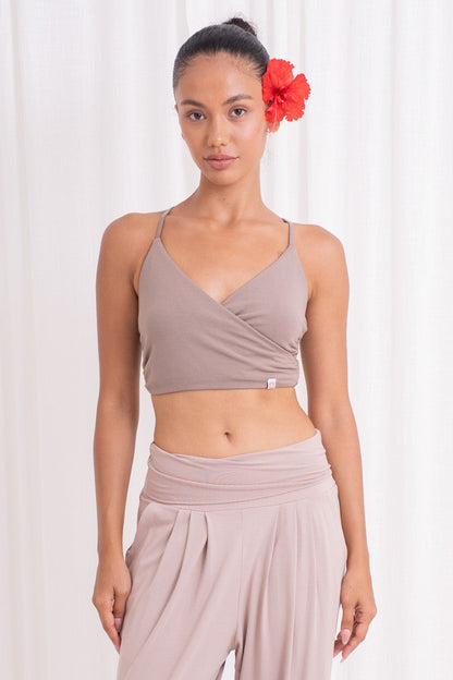Shanti Wrap Top - Sable