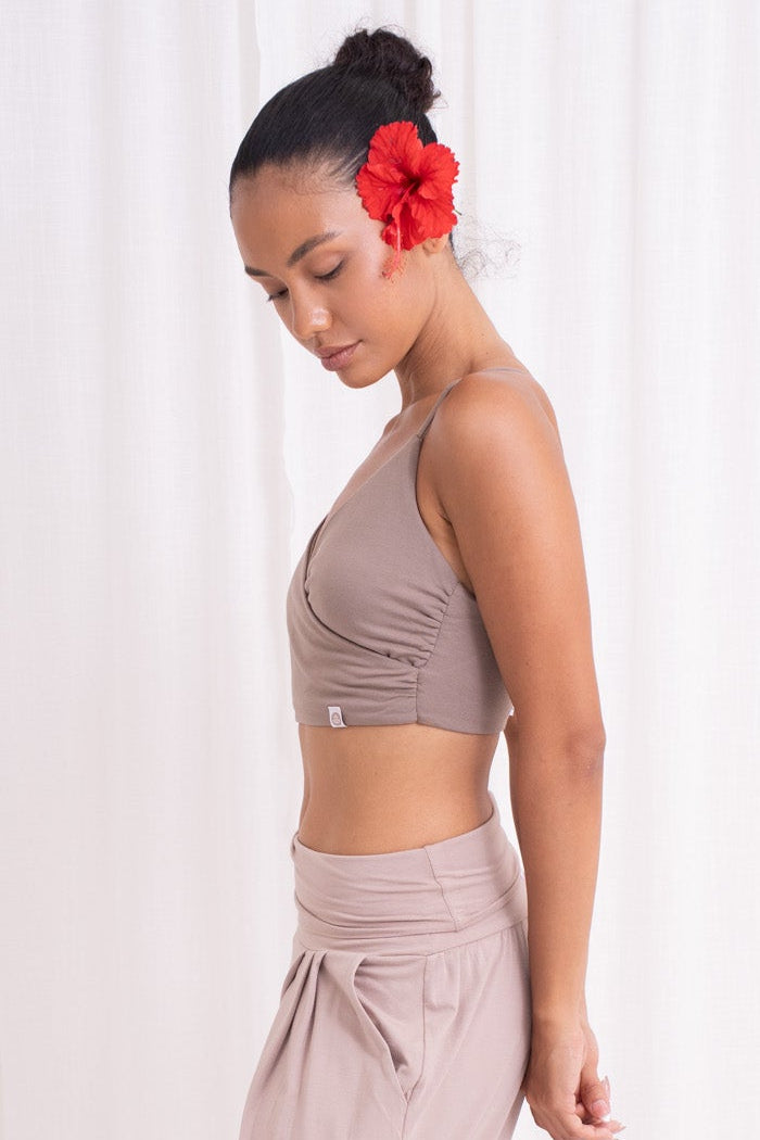 Shanti Wrap Top - Sable