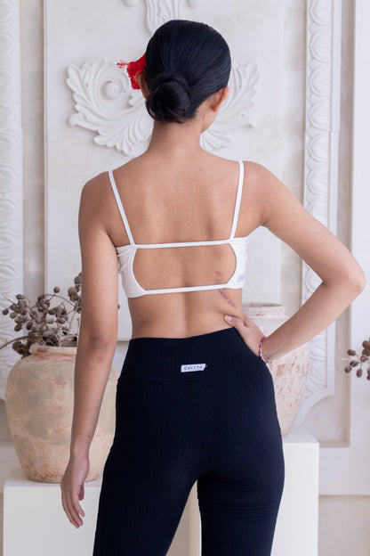 Tara Rib Top - Crème