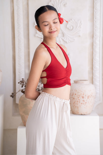 Kaya Strapline Top - Wild Rose