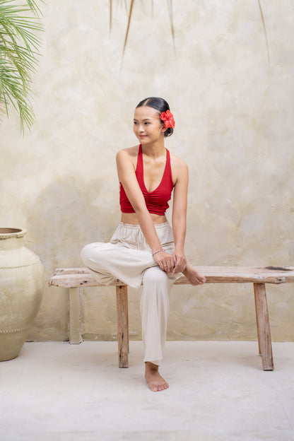 Kaya Strapline Top - Wild Rose