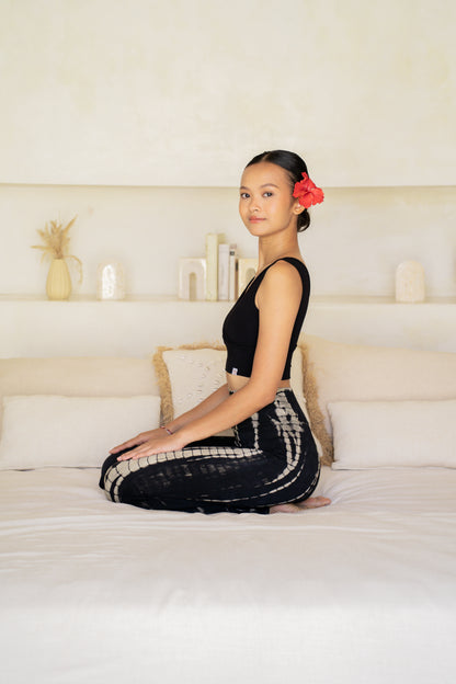 Drishti Wrap Top - Black
