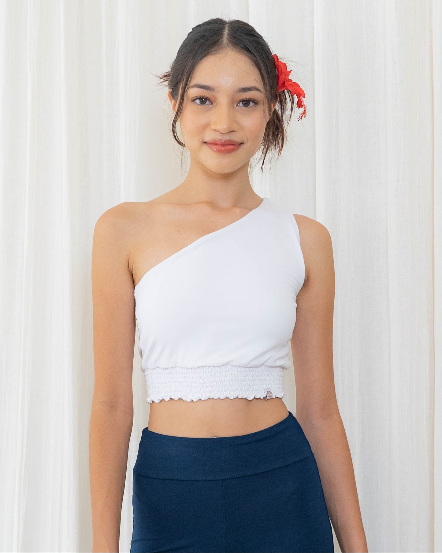 Dhyana Off-shoulder Top - White