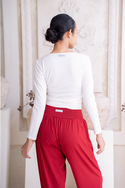 Sara Wrap Cardigan - Coconut Milk