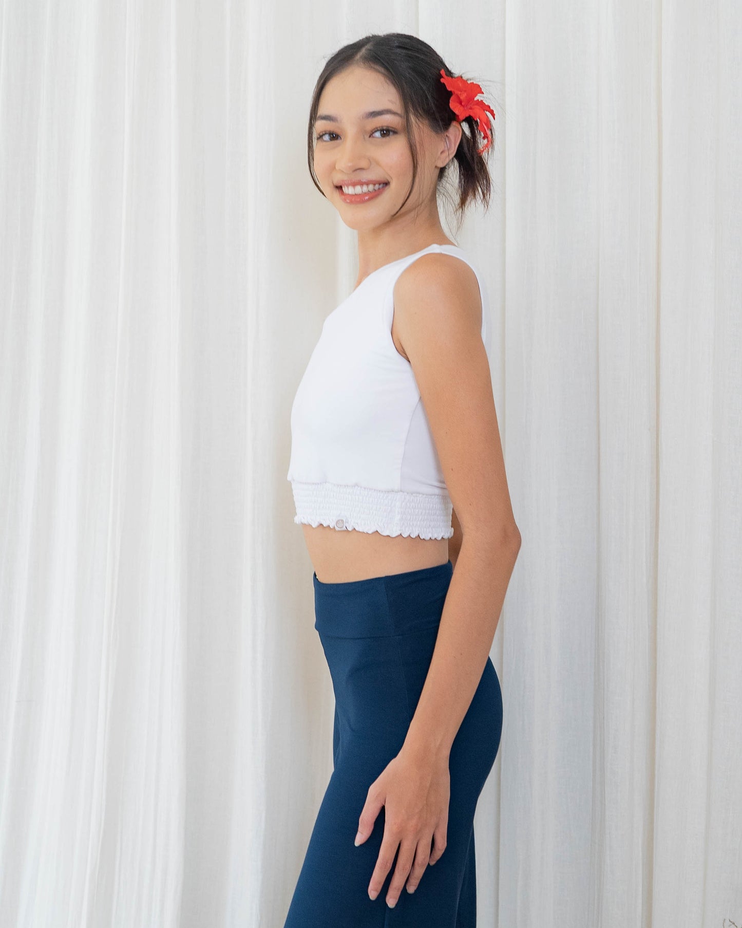 Dhyana Off-shoulder Top - White