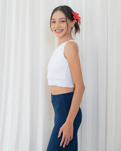Dhyana Off-shoulder Top - White