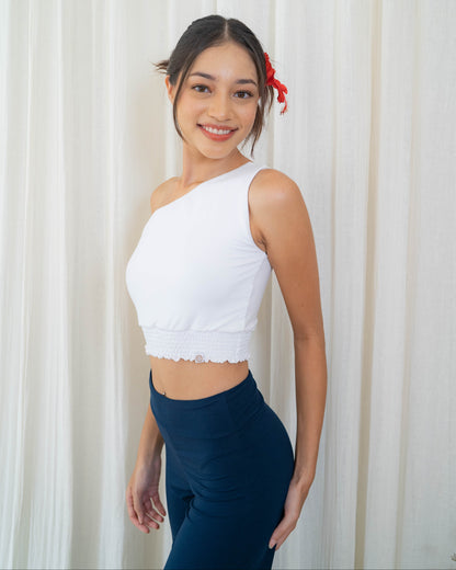 Dhyana Off-shoulder Top - White