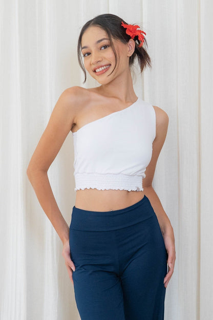 Dhyana Off-shoulder Top - White