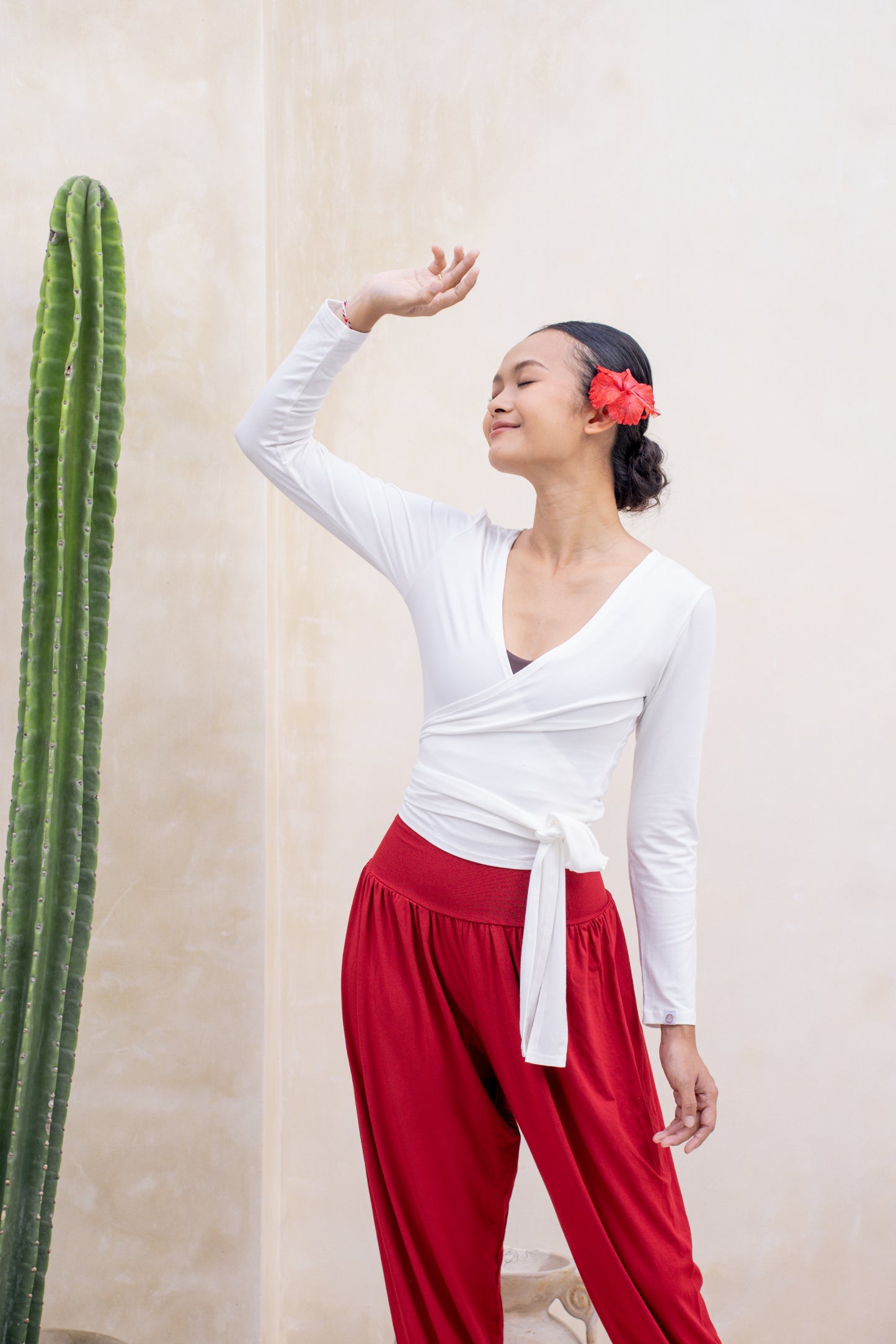 Sara Wrap Cardigan - Coconut Milk