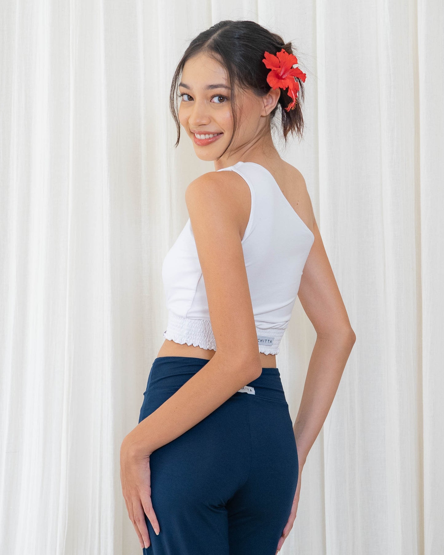 Dhyana Off-shoulder Top - White