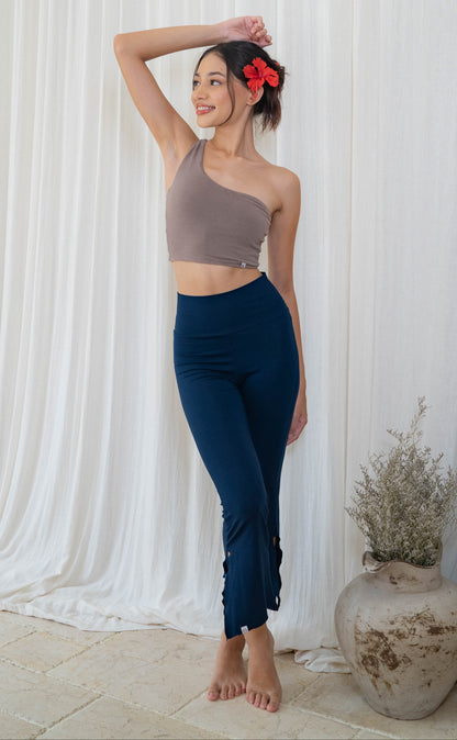 Chetna Flare Pants with Slit - Midnight