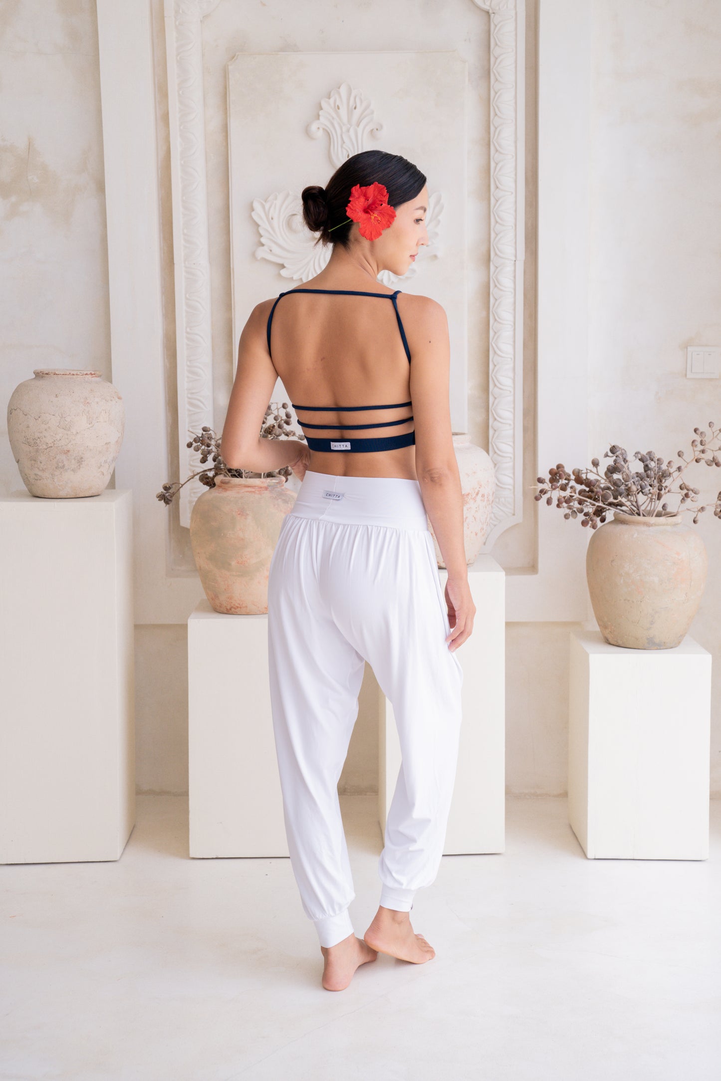 Samata Harem Pants - White