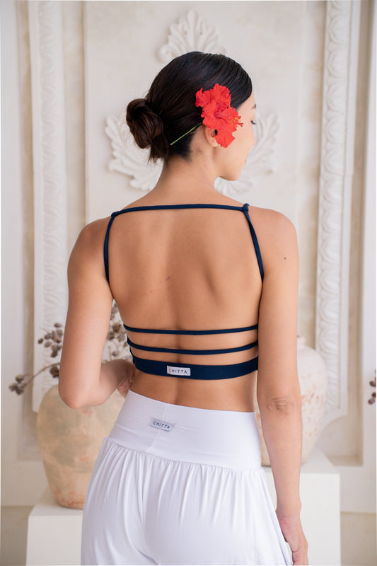 Dhara Strappy Back Top - Midnight