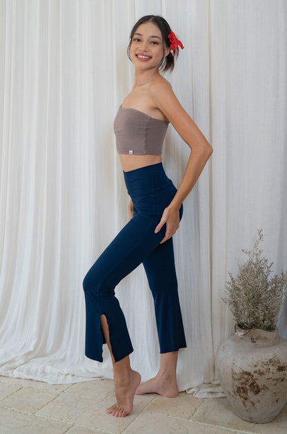 Chetna Flare Pants with Slit - Midnight