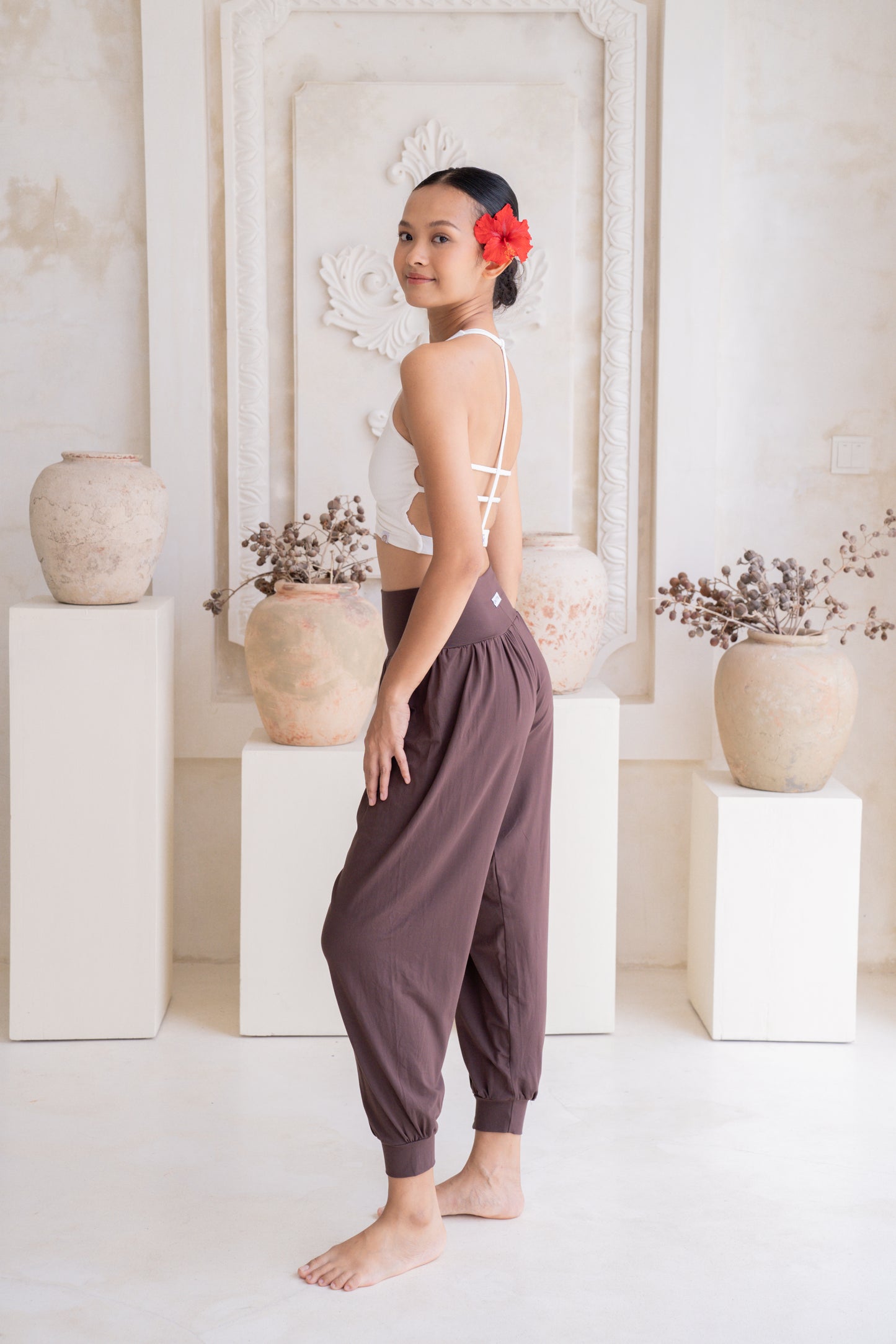 Samata Harem Pants - Chocolate