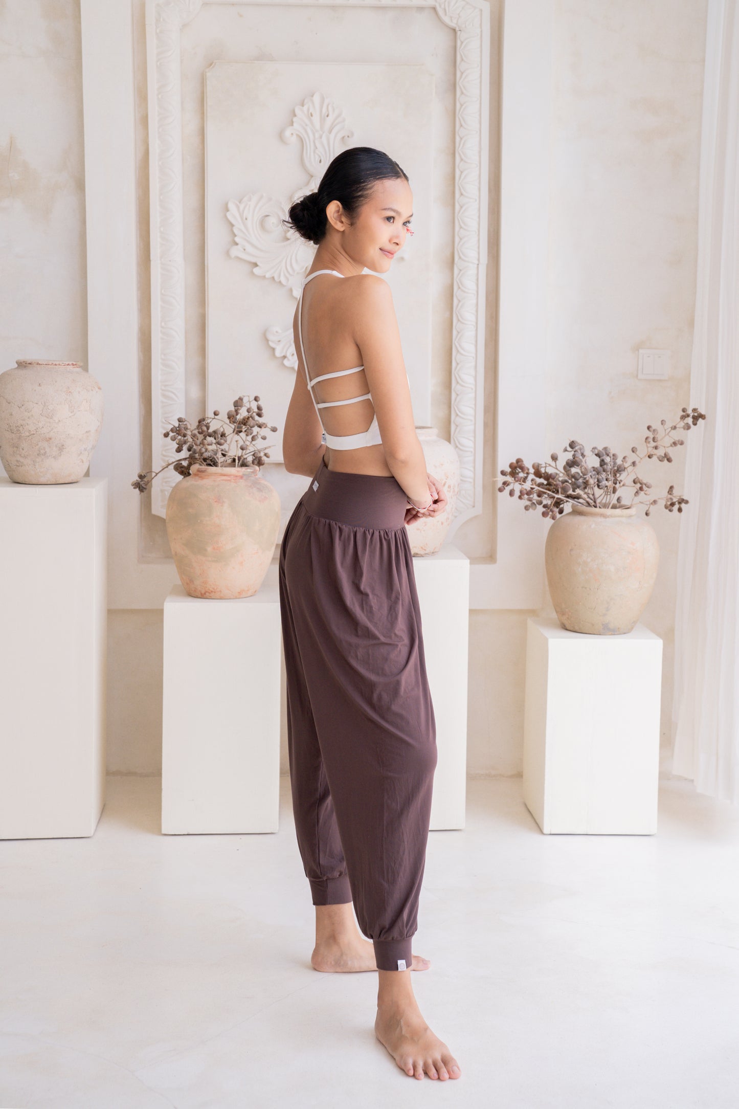 Samata Harem Pants - Chocolate