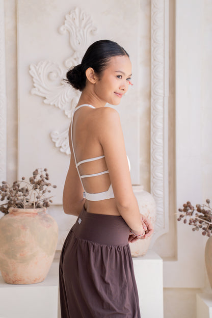 Kaya Strapline Top - Coconut Milk