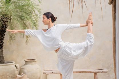 Nadi Off-Shoulder Drape - Coconut Milk