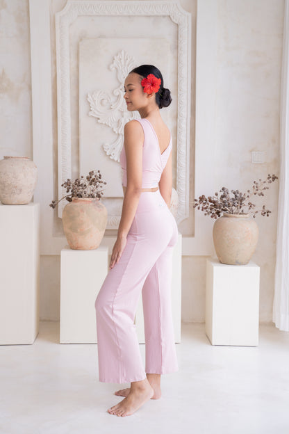 Mana Straight Pants - Cherry Blossom