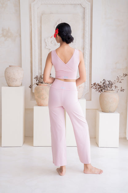 Mana Straight Pants - Cherry Blossom
