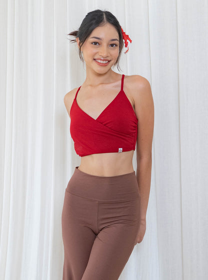 Shanti Wrap Top - Wild Rose