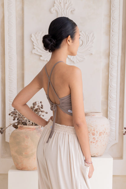 Turiya Halter-neck Top - Sable