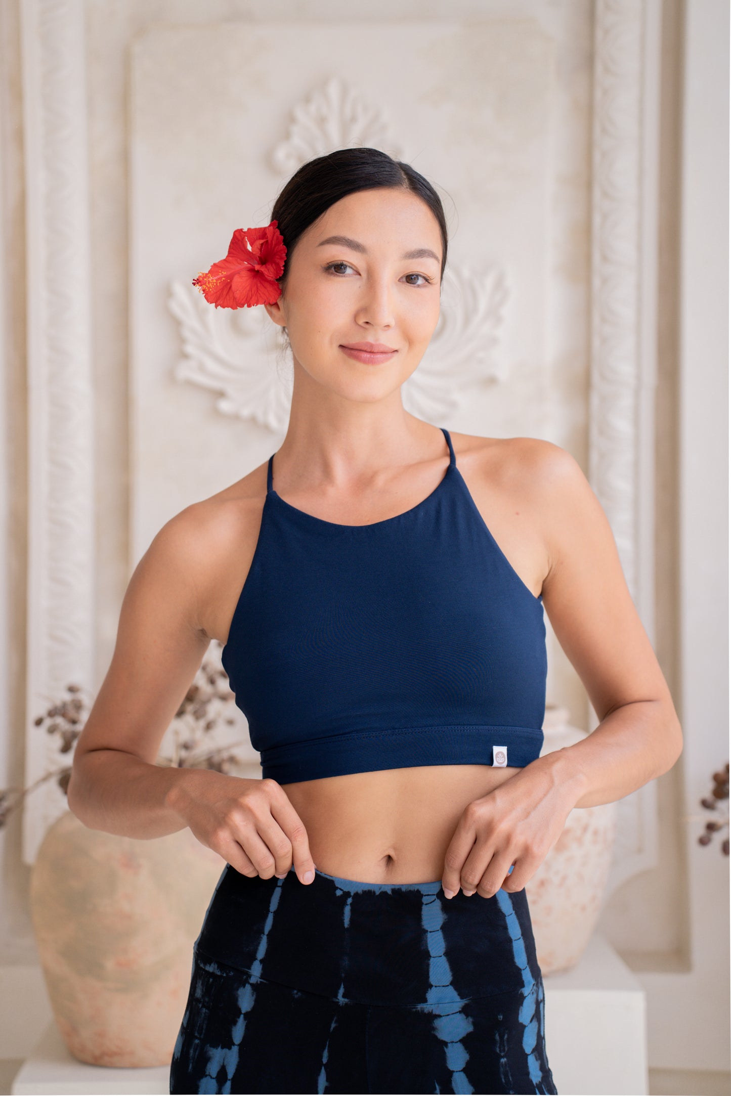 Ananda Cross Back Top - Midnight