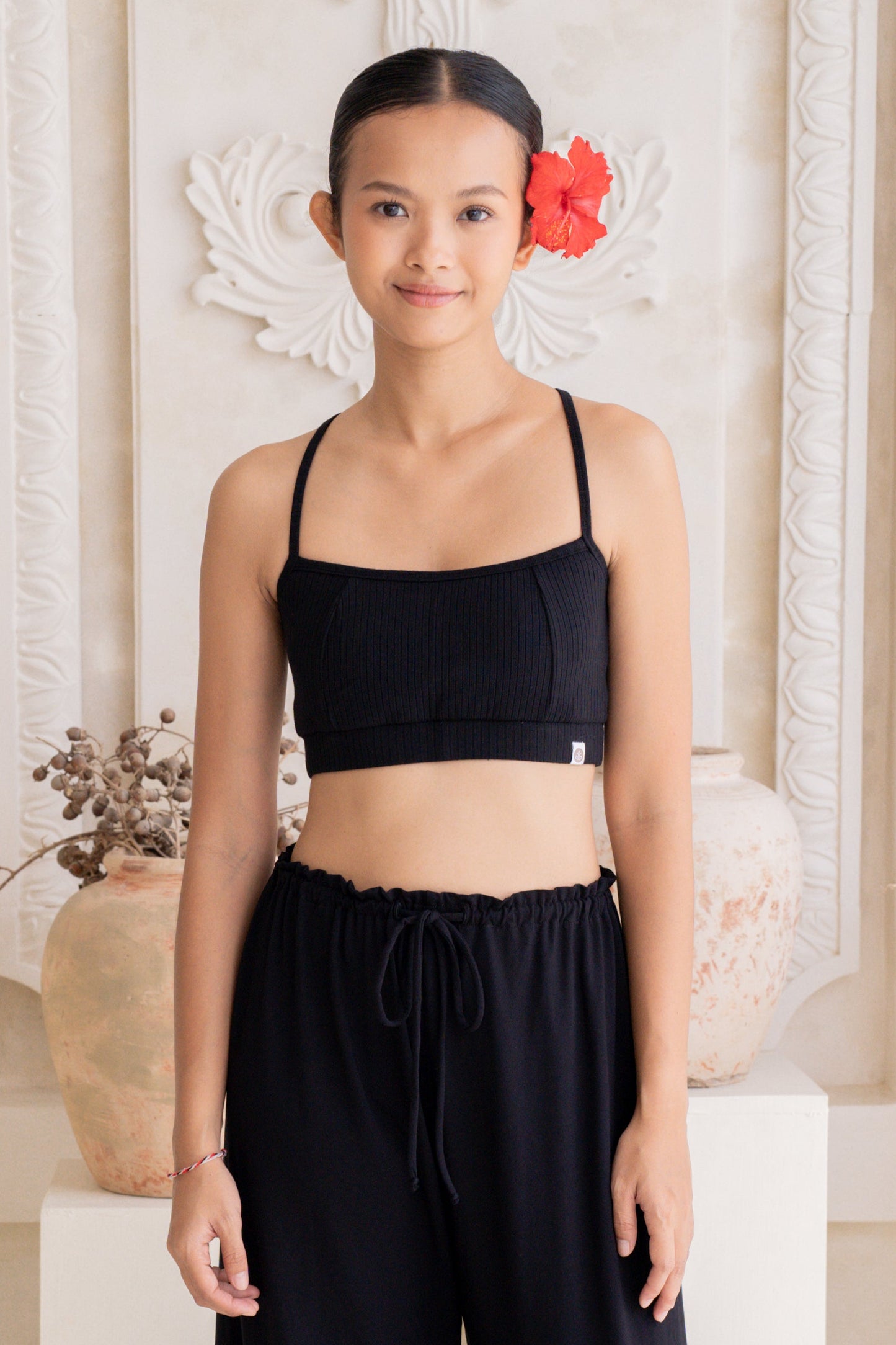 Vira Rib Top - Noir