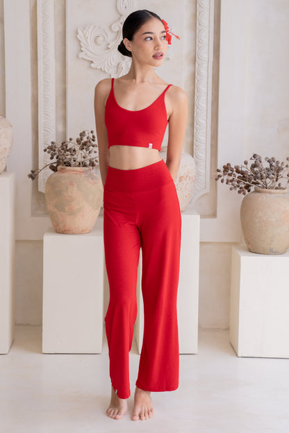 Mana Straight Pants - Chilli