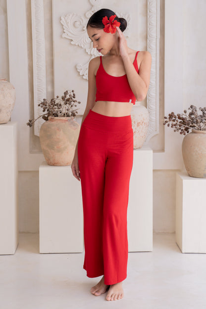 Mana Straight Pants - Chilli