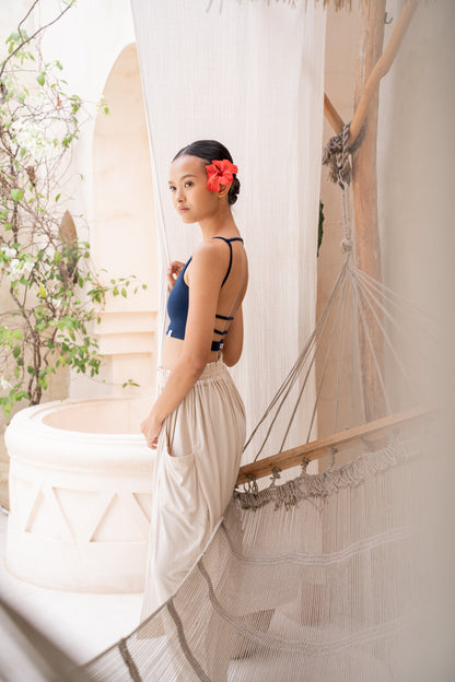 Dhara Strappy Back Top - Midnight