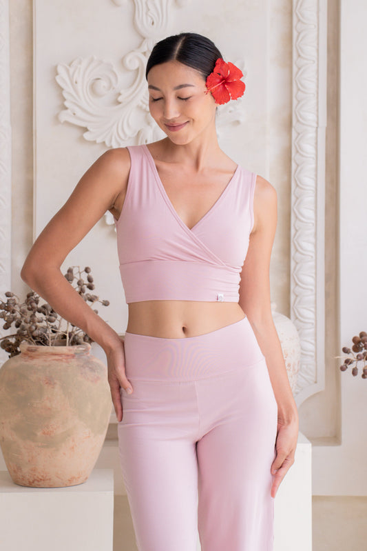 Drishti Wrap Top - Cherry Blossom