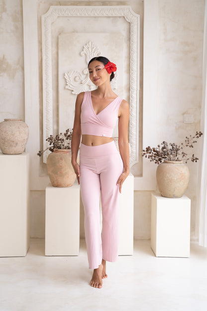Mana Straight Pants - Cherry Blossom