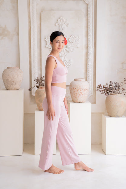Mana Straight Pants - Cherry Blossom