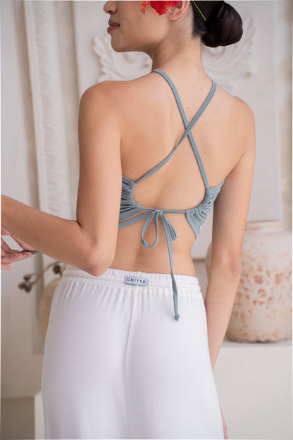 Soma Wide Rib Joggers - Crème