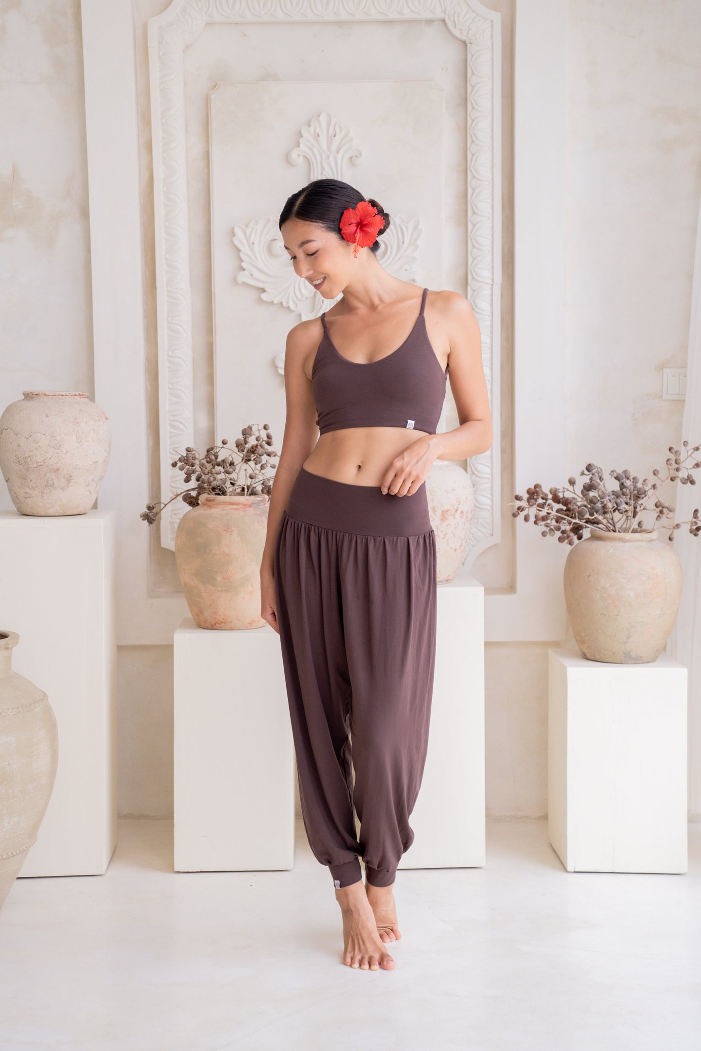 Samata Harem Pants - Chocolate