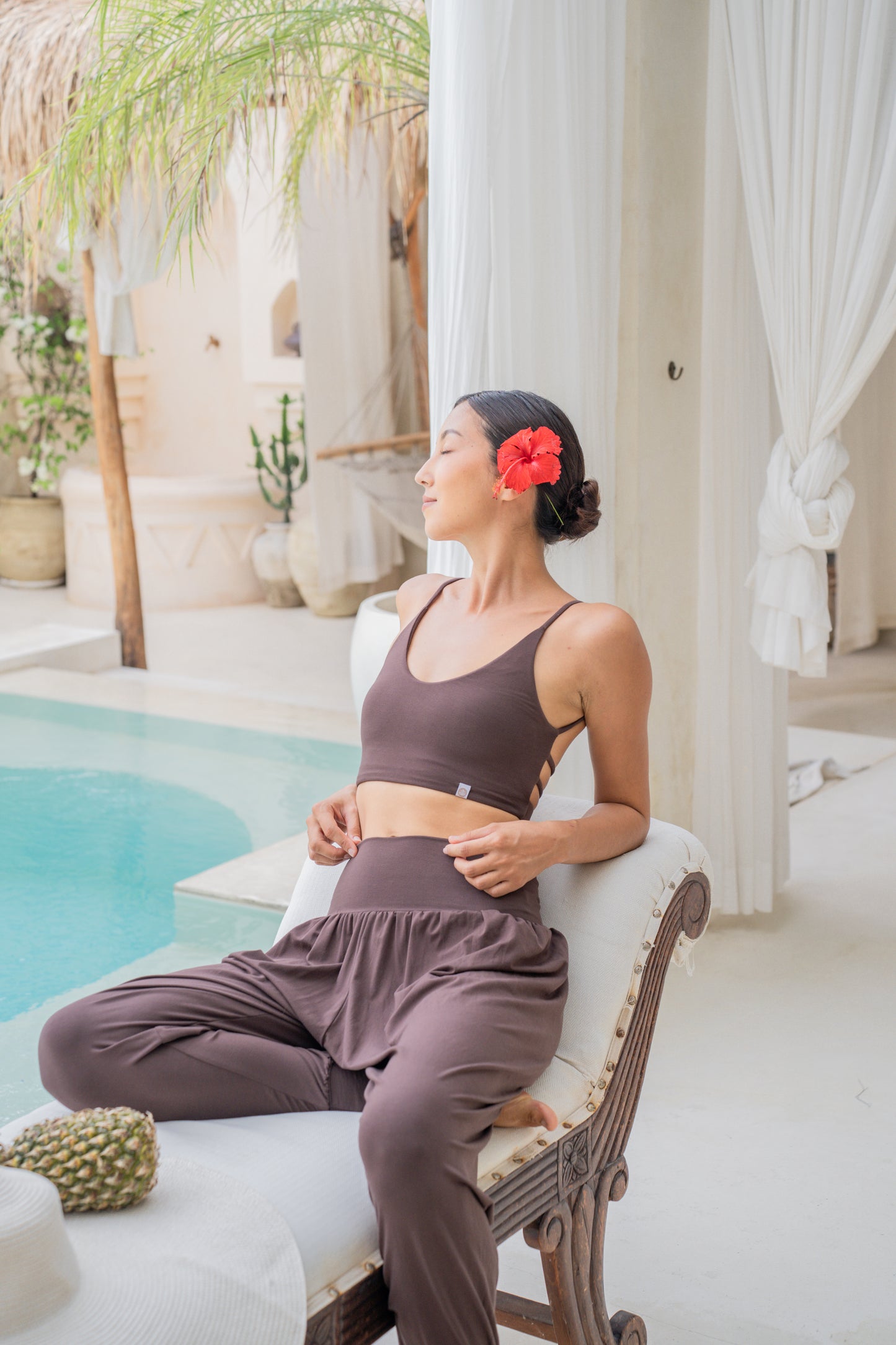 Samata Harem Pants - Chocolate