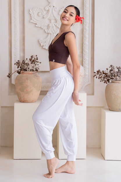 Samata Harem Pants - White