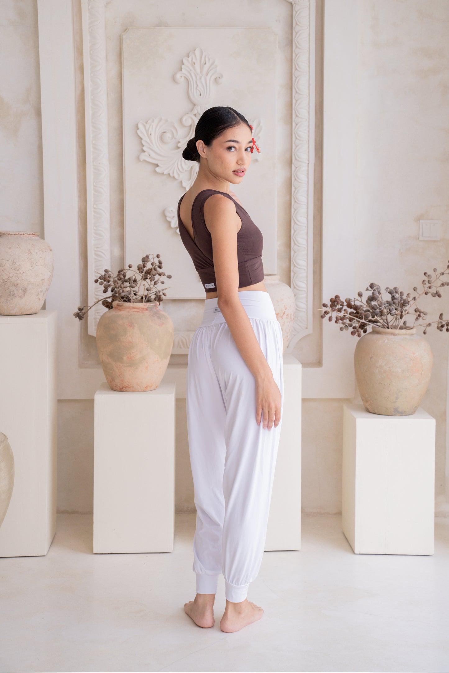 Samata Harem Pants - White