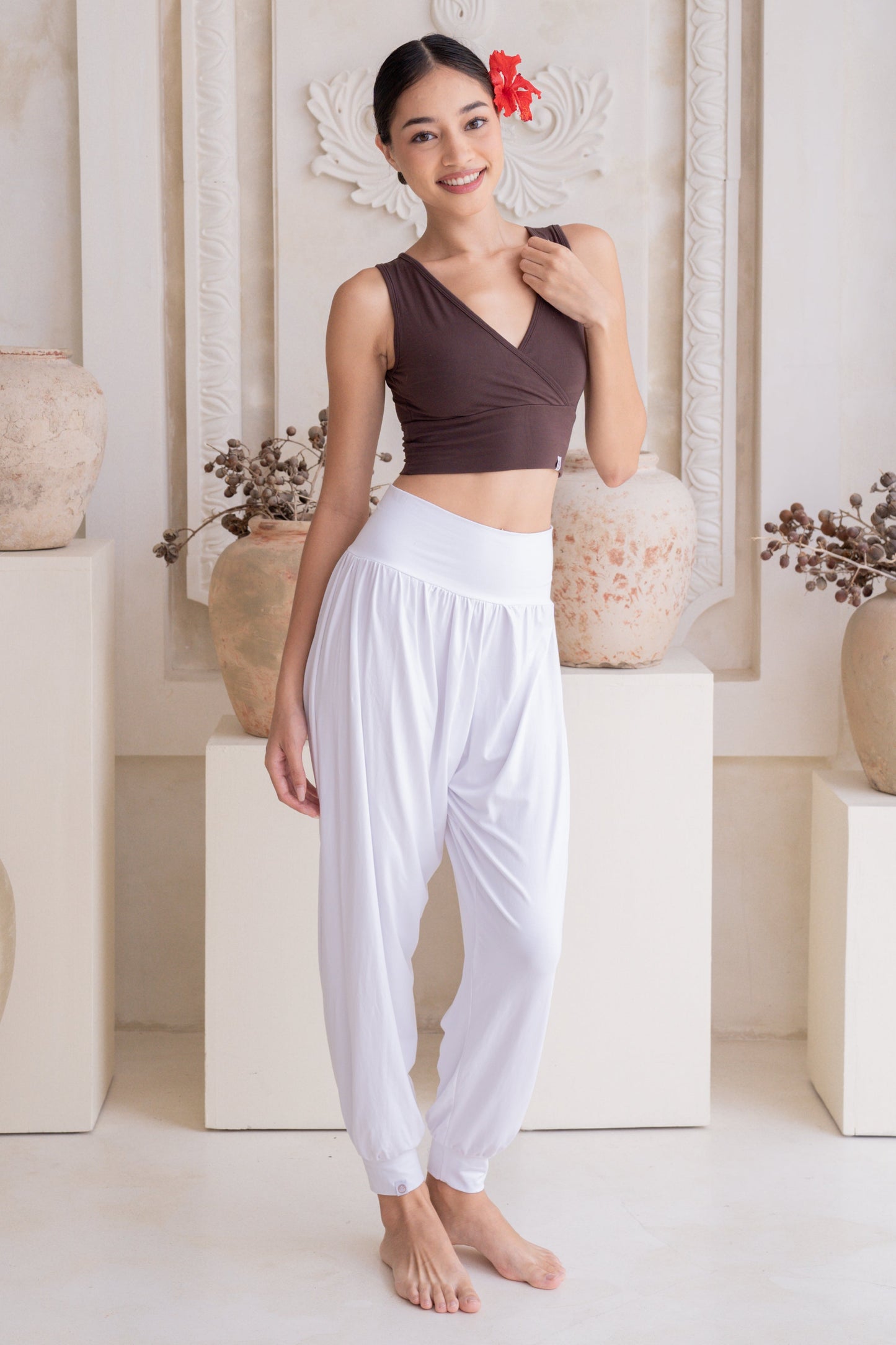 Samata Harem Pants - White