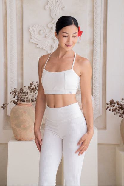 Vira Ribbed Top - Crème